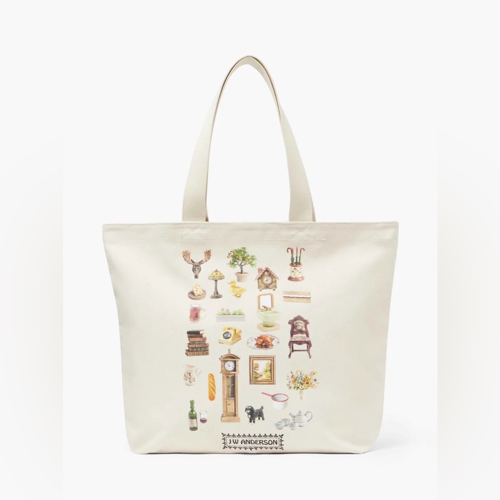 JW Anderson Diorama Furniture Print Tote